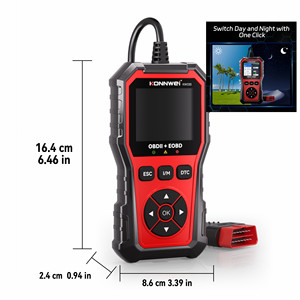 Commande en gros de scanner OBD2 KONNWEI KW330, outil de <span class=keywords><strong>diagnostic</strong></span> automobile <span class=keywords><strong>pour</strong></span> <span class=keywords><strong>garage</strong></span>/atelier, lecteur de code moteur avec écran de 2,8 pouces - Product Image 1