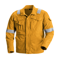 Veste de travail FR personnalisée pour hommes - Haute visibilité, antistatique, certifiée NFPA 2112, vêtements de travail de sécurité industrielle à manches longues