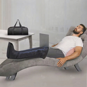 Professional Rechargeable Leg Air Compression Sleeves Therapy <strong>Massage</strong> Machine Sports Recovery Pump Boots with <strong>LCD</strong> Touch <strong>Screen</strong> - Product Image 1
