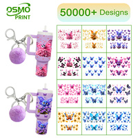 Servizio Personalizzabile Osmo: Adesivi Colorati con Citazioni per Infermieri, Cartoni Animati, UV DTF, Mini Portachiavi Stanley, Decorazioni e Decalcomanie
