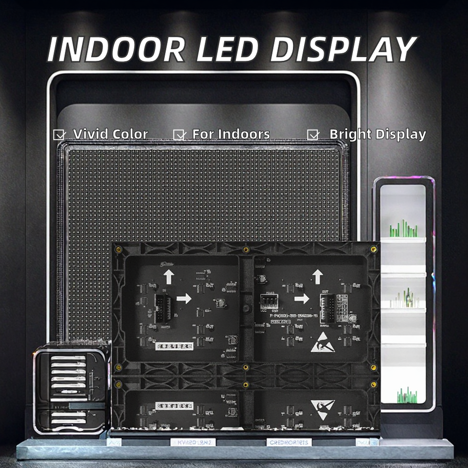 Full Color Indoor P4 Stable Performance LED Display Panels Modules for ...