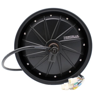 Motor de buje sin escobillas Yuma de 12 pulgadas y 3000W para motocicleta, impermeable IP67, disco magnético de 72V, YM-HY-123000 60V/72V/96V/120V YM-HY-123000 - Product Image 1