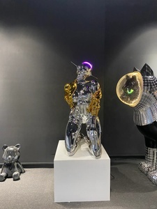 Escultura Decorativa de Fibra de Vidrio con Luces LED Multicolor para Cabina de <span class=keywords><strong>DJ</strong></span>, Personalizable, para Exteriores, Decoración para Centros Comerciales - Product Image 6