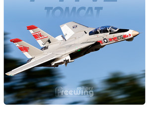Modèle d'avion RC Free Wing, double moteur 64mm F-14 V2, nouvelle version « Tomcat », modèle d'avion de chasse - Product Image 6