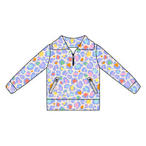 プレミアムカスタムパターン子供用長袖トップコート快適コットン生地ジッパー付きデザイン子供服 - Product Image 2