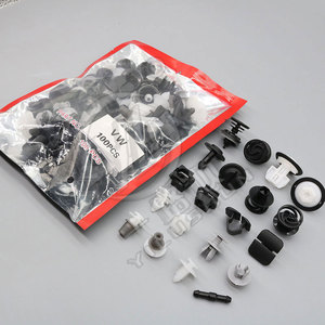 Clips de fixation pour panneaux de porte de voiture Vw, 100 pièces, attaches en nylon pour isolation du capot, connecteurs de buse d'eau - Product Image 1