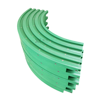 Guides de chaîne UHMWPE résistants à l'usure de haute qualité bande de protection de chaîne à rouleaux personnalisée