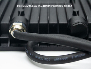 Độ sáng cao dẫn lũ ánh sáng SMD Chip CE chứng nhận Nhôm Cơ thể Đèn tường IP66 vườn ánh sáng <span class=keywords><strong>10W</strong></span> 30W 50W 100W 150W 200W 300W - Product Image 3