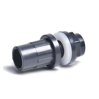 Raccord de réservoir d'eau en PVC 3/4'' avec connexion à douille de 25 mm pour traversée de cloison