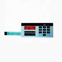 Panneau de commutation à membrane PCB rigide personnalisé avec composants SMT et connecteur de câble