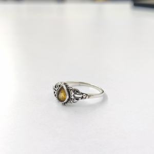 แหวนซิทริน เงินแท้ 925 แหวนพลอยซิทริน งานแฮนด์เมด คอลเลคชั่นแหวนสวย เครื่องประดับเงิน ราคาขายส่ง - Product Image 3