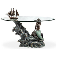 Statues en bronze sur mesure pour hommes et femmes, sculptures de table basse en bronze - Artisanat métallique exquis.