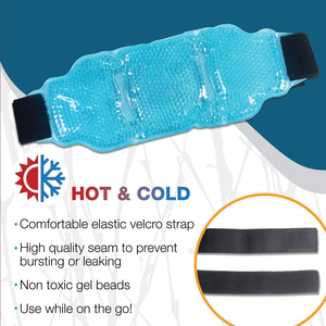 Terapia de frío caliente Envoltura de enfriamiento Cintura Calor Compresa fría Cuentas de gel personalizadas Paquete de hielo para aliviar el dolor de espalda Otros suministros de atención médica - Product Image 3