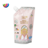 Sachet d'échantillon de soin de la peau biodégradable personnalisé, lotion, crème solaire, nettoyant visage, pochette à bec verseur, pochette cosmétique avec logo