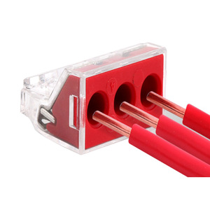 Pct Terminal Block Pct-103D 3 Hole Spring Type Pa66 Material For <b>Electrical</b> <b>Wiring</b> Connection - Product Image 2