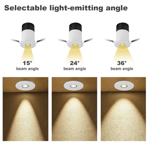 Aluminium <strong>Small</strong> Spotlight Boarderless Recessed Ceiling Down <strong>Light</strong> 3w 5w 7w 10w 12w 15w Mini 30mm 40mm 50mm Cut Out <strong>Led</strong> Downlight - Product Image 3