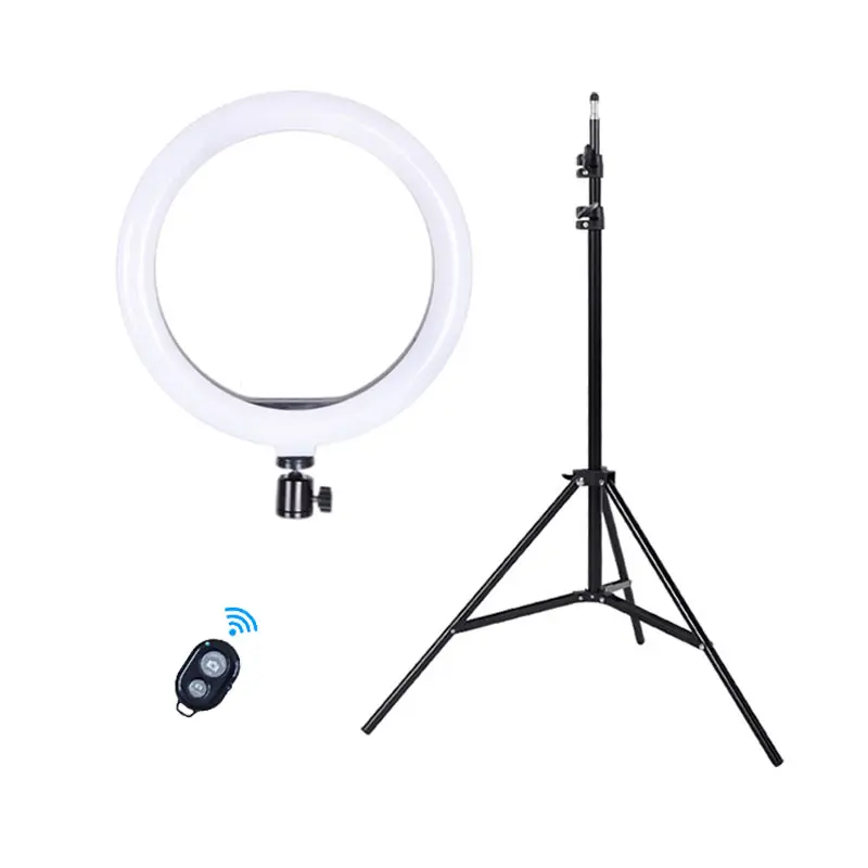 14 18 Inch Ring Selfie Stick Camera Light Makeup 33CM RGB With 210CM Tripod Stand Photographic Lighting Cheapest Aro Led Phone