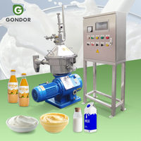 Bas prix le plus bas 3 voies 2000kg 30 Lph 100 L/H 500 Lt vert moteur crème lait disque séparateur écumoire Machine
