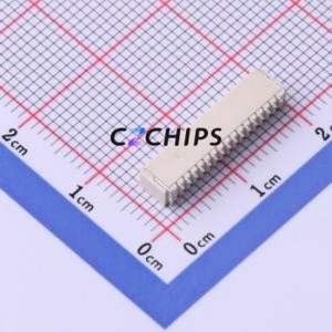 HC-1.0-16PWT Wire-to-Board Pin Header SMD,P=1mm,Horizontal Mount Connector 1x16P 1mm Horizontal Mount SH - Product Image 2