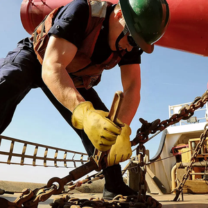 Guanti da lavoro in pelle Grip guanto da giardinaggio in pelle bovina resistente per uomo e donna - Product Image 6