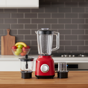Blender électrique pour smoothies ménagers, 4 lames, 2 vitesses, capacité de 1,6 L, ensemble de <span class=keywords><strong>hachoir</strong></span> à <span class=keywords><strong>viande</strong></span> multifonction avec boîte cadeau - Product Image 4