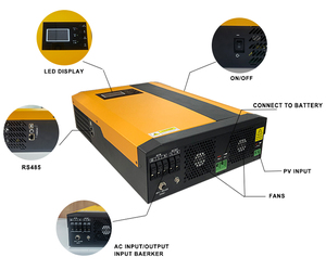 Cargador Mppt sin conexión a la red, inversor de batería de 3500w y 5500w, 5kW, 48v, de onda sinusoidal pura, sistemas solares fuera de la red - Product Image 6