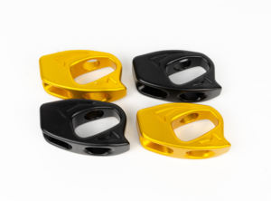 卸売軽量アルミニウム合金黄色ストラップ登山登山キャンプハイキング調節可能なバッグパックアジャスター - Product Image 4