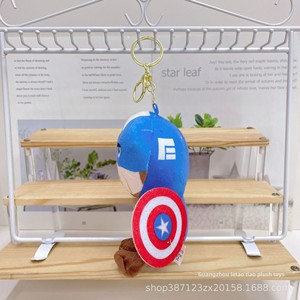 Figurine en peluche Avengers Spiderman <span class=keywords><strong>Hulk</strong></span> <span class=keywords><strong>Thor</strong></span> de 4 pouces, rembourrée en coton PP, pour les 14 ans et plus, avec accessoire porte-clés - Product Image 6