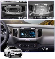 Radio Android pour KIA Sportage 2010 - 2016 double din Car DVD Multimedia Player 2 Din Autoradio Video GPS Navigation Carplay