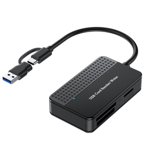 Lecteur de cartes USB 3.0 Type-C 4-en-1 d'occasion avec prise en charge CF/<span class=keywords><strong>SD</strong></span>/TF/MS, vitesse de transfert de 5 Gbps, compatible avec les ordinateurs portables, en stock - Product Image 6
