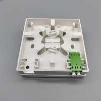 86 Type Fiber Optic Face Plates Wall Box Mini Type Roseta 2ports Nap Box Caja pour FTTH