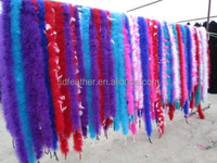 Plumes de dinde colorées 30g 45g, costumes de plumes de boas, écharpe, vêtements de fête, accessoire de danse, robe de mariage, artisanat