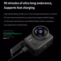 Cámara de Acción Personalizable con Visión Nocturna, Buena Calidad de Imagen, Grabación de Video 5K, Pantalla Táctil de 2.0'', Portátil, Resistente al Agua, WiFi, V10