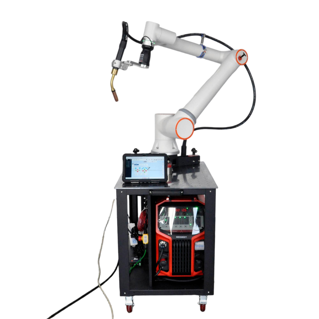 Collaborative Intelligent Safety 6-Axis Megmeet Unmanned Patrol Robot PLC Controlled Motor Core Automatic Machine
