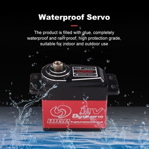 Motor Servo Digital Sin Núcleo Unisex Serie 28, Engranaje de Titanio de 4mm Totalmente Metálico, Batería de Alto Rendimiento, Resistente al Agua, para Modelos de Aviones y Autos <span class=keywords><strong>RC</strong></span>, 20kg de Alta Potencia - Product Image 3