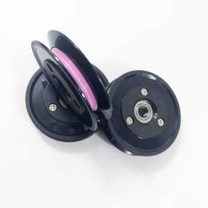PAY-off Rack dây hướng dẫn ròng rọc, căng thẳng Súng gốm ròng rọc, kết hợp nhựa và gốm OEM nhựa bánh xe nhựa màu đen y lốp xe - Product Image 5