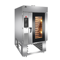 Horno Rotatorio de Aire Caliente para 10 y 15 Placas, Horno para Panecillos y Pan Desmenuzado, con Garantía Nacional