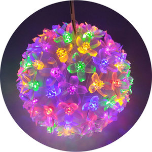6 Inch Cherry Blossom Ball 100 Đèn <span class=keywords><strong>LED</strong></span> Dây Trang Trí Giáng Sinh - Product Image 2