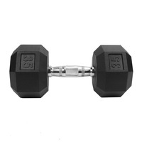 Fabricant d'haltères, équipement de gym, équipement de base pour la salle de sport, ensemble d'haltères hexagonales en caoutchouc, équipement de fitness
