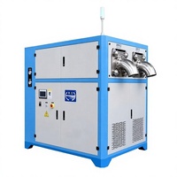 Granulateur de glace sèche industrielle, capacité de production de 550 kg/h, écran tactile, moteur PLC pour le refroidissement alimentaire