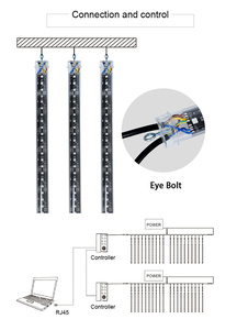 ODM rgbic đèn tuyết rơi dẫn ống Đèn Ngoài Trời DC12V 120LED không thấm nước IP67 trang trí <span class=keywords><strong>LED</strong></span> Meteor Shower <span class=keywords><strong>Lights</strong></span> - Product Image 3