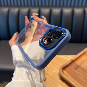 Funda de teléfono de gama alta negra para 15prom <span class=keywords><strong>Eagle</strong></span> Eye Magnetic IPhone14 Botón de metal de cubierta completa duro - Product Image 6