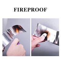 Ruban adhésif en aluminium résistant à la chaleur, argenté, pour masquage, étanchéité, réparation, barrière anti-humidité, conduits d'air, isolation des panneaux en mousse