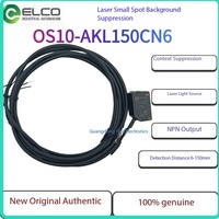 Sensor Fotoelektrik ELCOPhotoelectric, OS10-AKL150CN6, Jarak Deteksi 150mm, Output NPN, Sumber Cahaya Laser, ElcoOS10-AKL150CN6