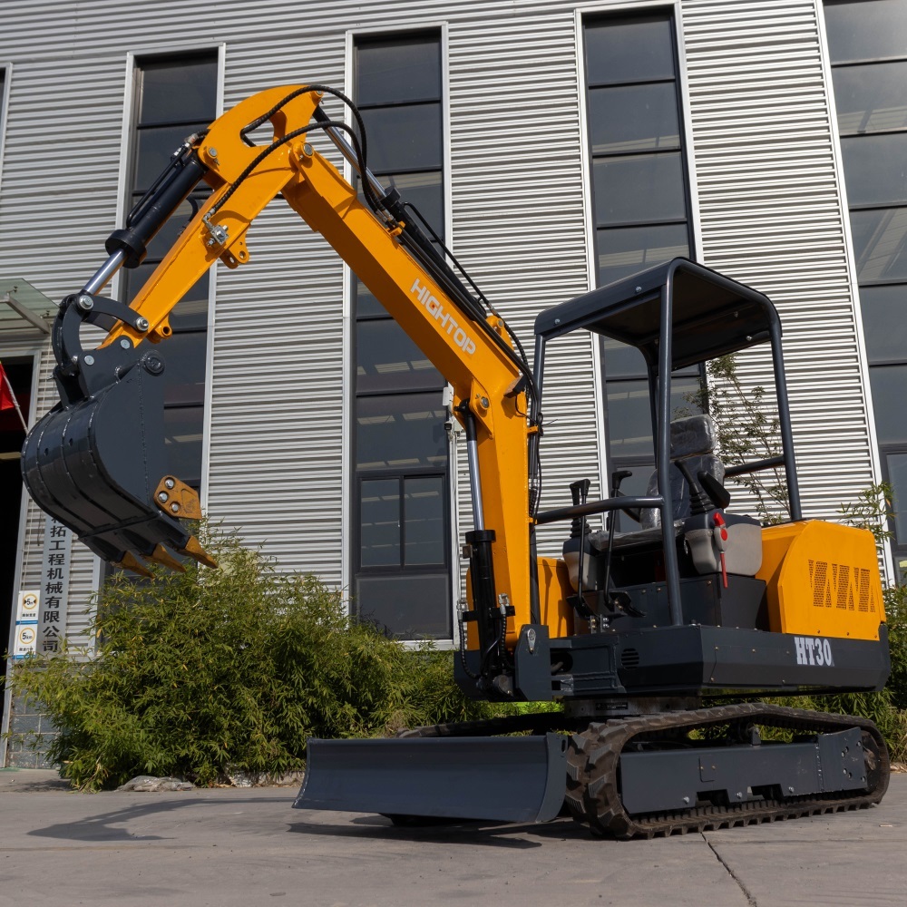 CE EPA Farm Garden Crawler Excavator Machine HT30 3Ton Excavator Mini Excavator Track Small Mini Digger