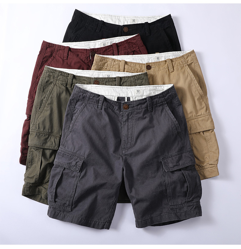 【DEARMINE】Bermuda Cargo Short Pants Shop High Quality Vintage Boni Cargo Shorts for Men