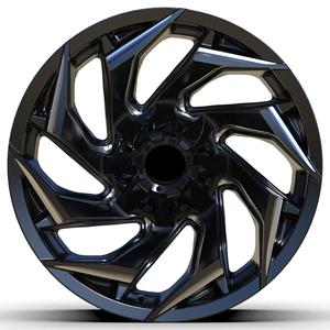 Ruedas todoterreno personalizadas cóncavas profundas 15-24 pulgadas 4x100 5x114,3 6x139,7 Te37 <span class=keywords><strong>llantas</strong></span> negras de 1 pieza para F30 <span class=keywords><strong>E46</strong></span> G20 E39 G30 E92 - Product Image 4