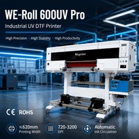 УФ-принтер A1 Roll-to-Roll DTF шириной 620 мм для массового производства этикеток, оптовая продажа, доставка DDP в США и Канаду