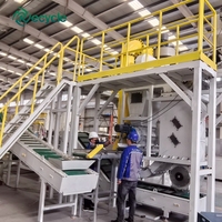 Ligne de recyclage de modules photovoltaïques à haute capacité, four de pyrolyse continu pour la récupération des matériaux des panneaux solaires