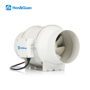 Kipas Saluran Inline Aliran Aksial Cerdas Hon&Guan 6 Inci dengan Volume Udara Besar yang Dapat Disesuaikan - Product Image 1